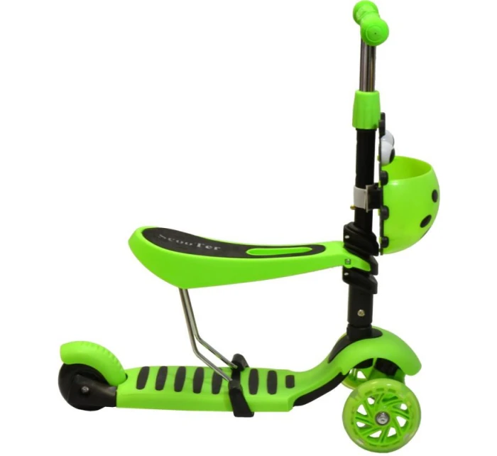 BALANCE SCOOTER 3V1 ENERO LADYBIRD GREEN