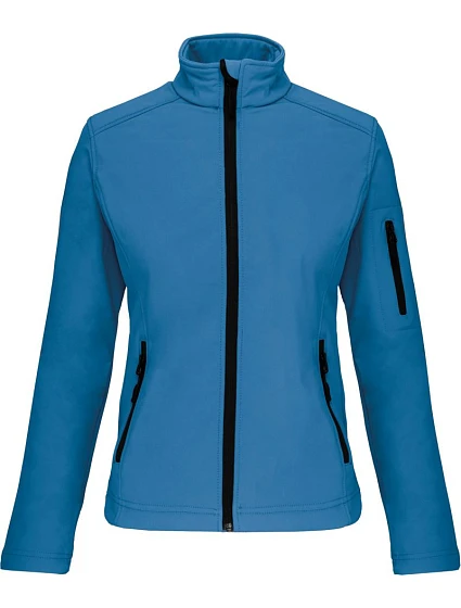 Kariban K 400 Dámská 3-vrstvá softshellová bunda 20.K400 aqua blue Kariban K 400 Dámská 3-vrstvá softshellová bunda 20.K400 aqua blue