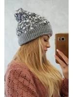 Bublinková čepička K219 šedá