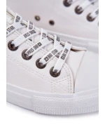 Pánské kožené tenisky Big Star KK174052 Bílá Pánské kožené tenisky Big Star KK174052 Bílá