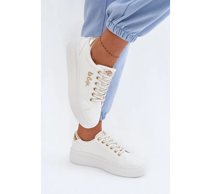 Dámské tenisky na platformě Lee Cooper LCW-26-44-4478 bílé