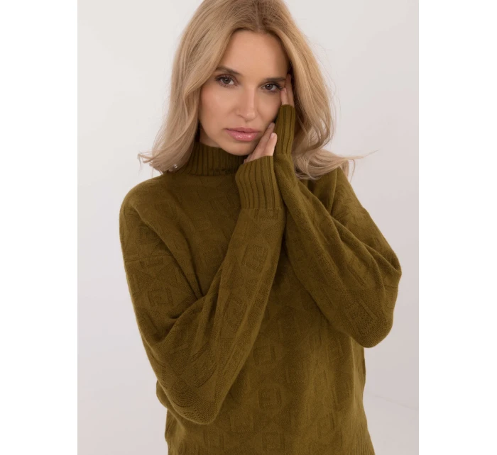 Jumper AT SW model 20503901 olivově zelený - FPrice