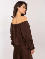 Bluzka MI BZ model 21795584 brązowy - FPrice Bluzka MI BZ model 21795584 brązowy - FPrice