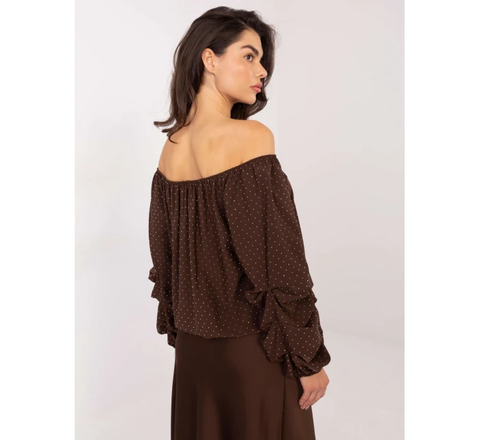 Bluzka MI BZ model 21795584 brązowy - FPrice Bluzka MI BZ model 21795584 brązowy - FPrice