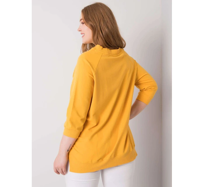 Halenka RV BL 6852.22P tmavě žlutá