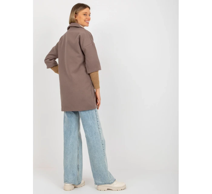 Dámský kabát TW CZ BI 2021799.51 hnědá - FPrice