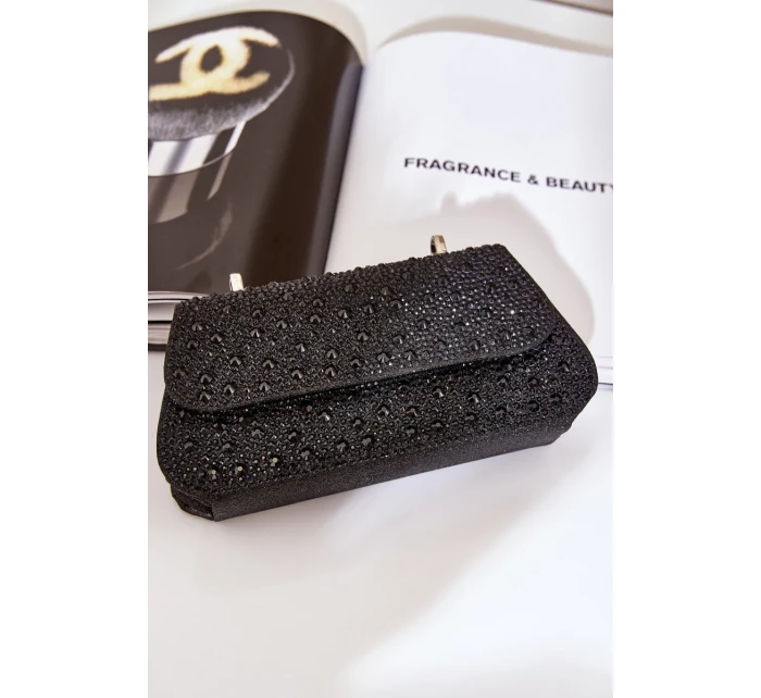 Zdobená Věčerní Kabelka Černá Kariti