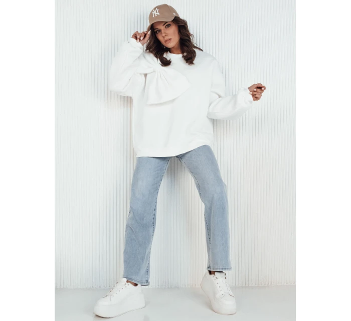 Dámská oversize mikina ecru Dstreet model 21972855 - FashionStreet
