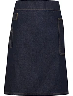 PR 135 Denim zástěra do pasu krátká indigo denim model 22452609 - Premier PR 135 Denim zástěra do pasu krátká indigo denim model 22452609 - Premier