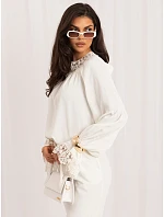 Bluzka MI BZ model 22340782 ecru - FPrice Bluzka MI BZ model 22340782 ecru - FPrice