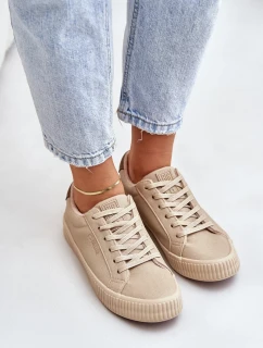 Zateplené Dámské Tenisky Big Star Béžové