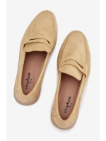 Dámské mokasíny z eko semiše – žluté Renelia Dámské mokasíny z eko semiše – žluté Renelia