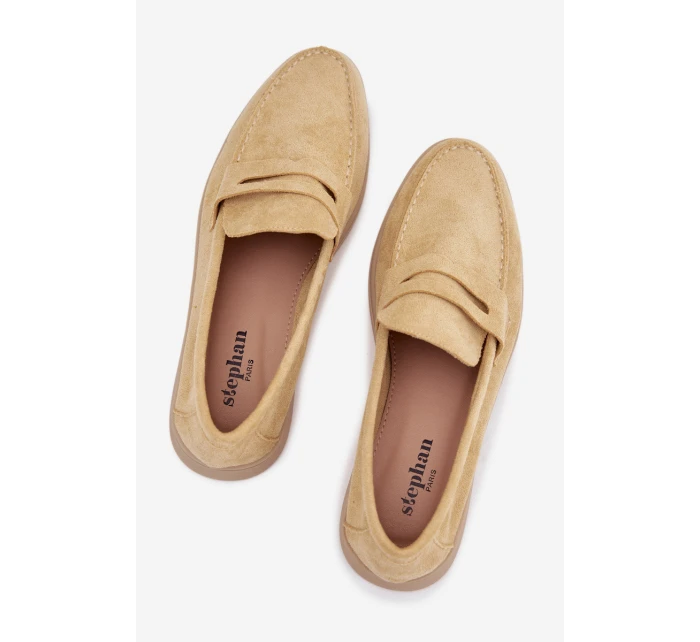 Dámské mokasíny z eko semiše – žluté Renelia Dámské mokasíny z eko semiše – žluté Renelia