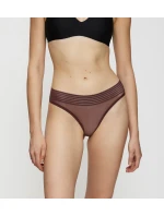Tempting Sheer Highleg Tai 2P - BROWN - TRIUMPH BROWN - TRIUMPH