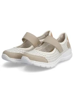 Pohodlná polobotka W béžová model 22033608 - Rieker