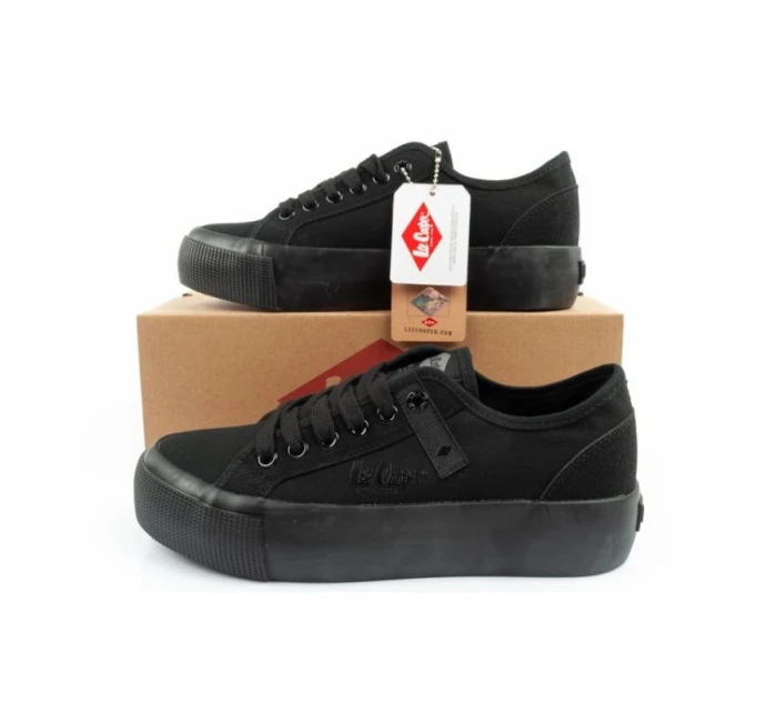 Lee Cooper dámské sportovní boty tenisky textilní platforma černé dámské Lee Cooper dámské sportovní boty tenisky textilní platforma černé dámské