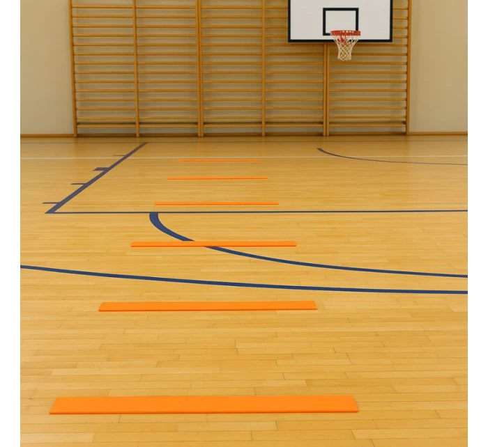 Ploché popisovače - pruhy 51x6cm 10ks jasně oranžové SMJ sport ZPP-O