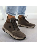 Hnědé dámské boty model 21905828 - Rieker