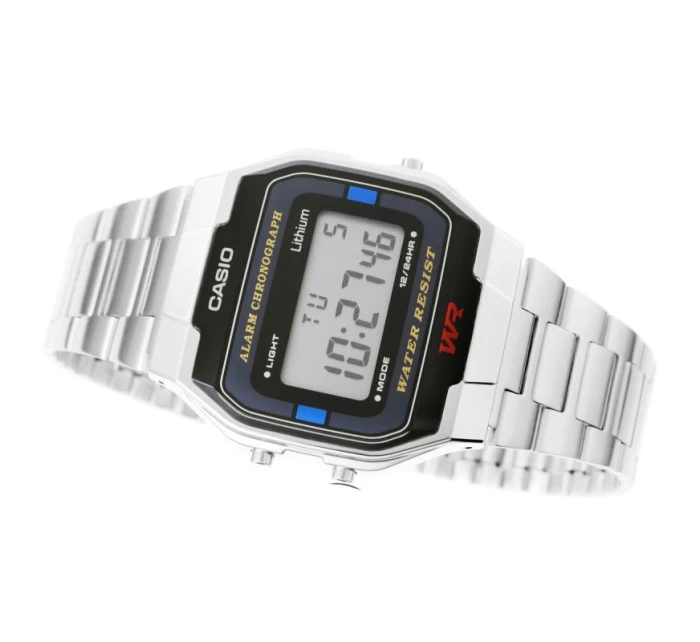 CASIO A163WA-1QES Unisex hodinky + BOX CASIO A163WA-1QES Unisex hodinky + BOX