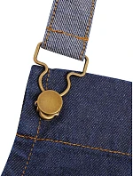 PR 134 Denim zástěra s laclem  black denim model 22452515 - Premier