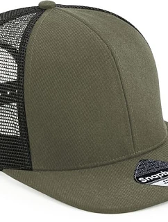 Beechfield B 664 6 panelová kšiltovka "Original Trucker" 53.0664 olive green/black