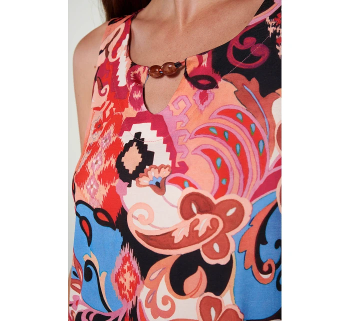 Vamp - Šaty bez rukávů s potiskem 20535 - Vamp