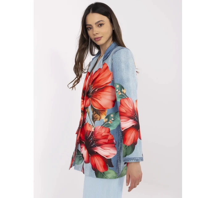 Marynarka DHJ MA 18525 model 21091718 niebieski - FPrice Marynarka DHJ MA 18525 model 21091718 niebieski - FPrice