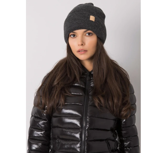 Dámská čepice 13 tmavě šedá