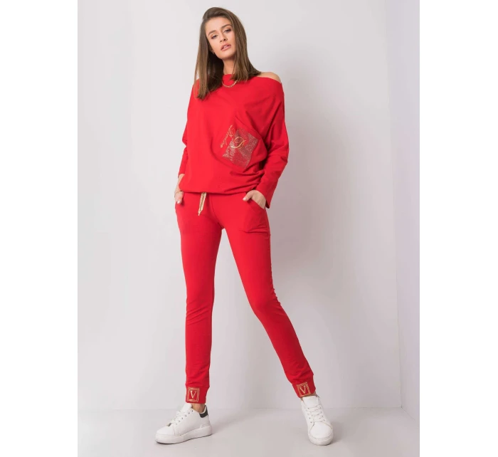 Tepláky RV DR 5980.12 červených