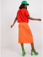 Dámská sukně WN SD 1705.86 oranžová - Rue Paris
