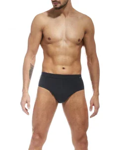 Pánské slipy 093 Authentic black - CORNETTE