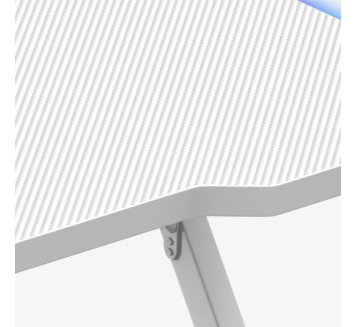 Herní stůl Hero model 21336043 White RGB - Huzaro Herní stůl Hero model 21336043 White RGB - Huzaro