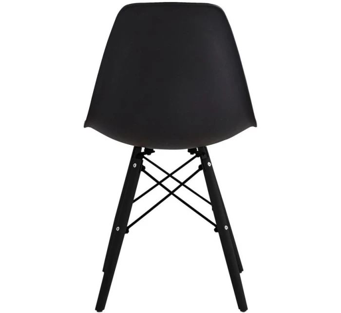 SKANDINÁVSKÁ ŽIDLE MATERA ČERNÁ KPL 2KS