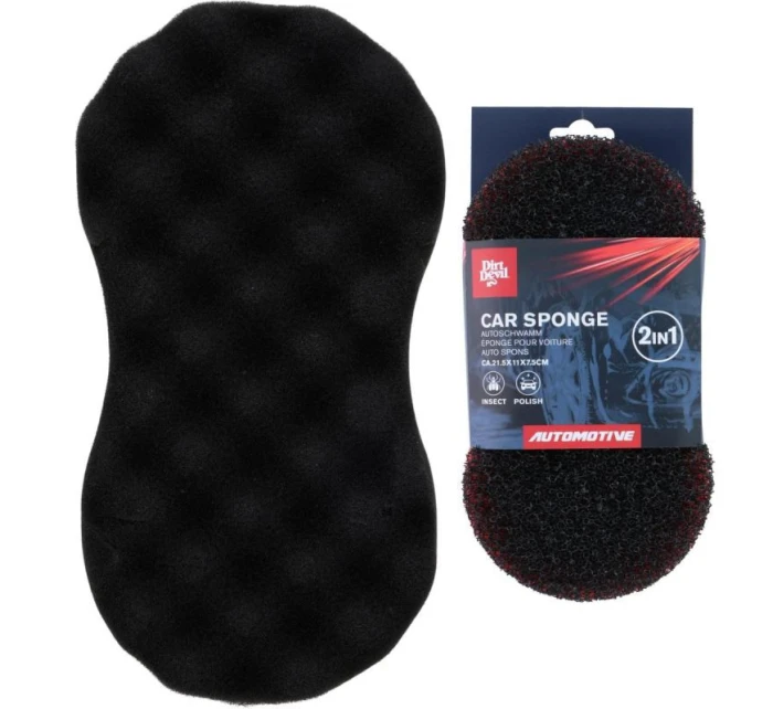 OBOUSTRANNÁ HOUBA NA MYTÍ AUTA 21,5X11CM DIRT DEVIL