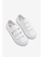 Dětské tenisky na suchý zip Big Star TT374169 Bílé