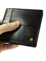 Pánské peněženky N993 RVTS 6712 BL+RE černá