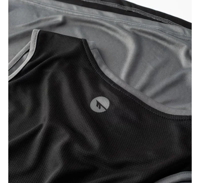 Pánské tričko Arien M 92800398331 černo-šedé - Hi-Tec