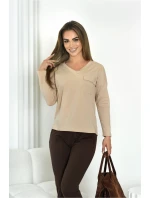 model 21298868 BLOUSE - OFF PINK