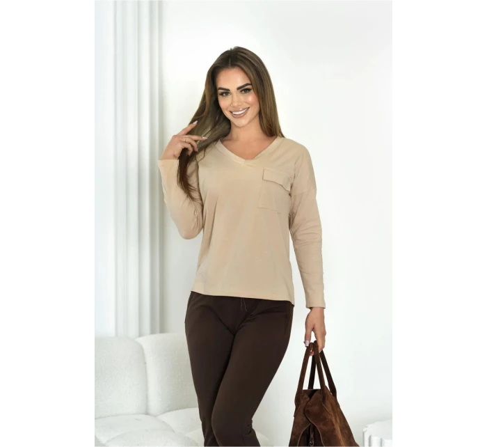 model 21298868 BLOUSE - OFF PINK