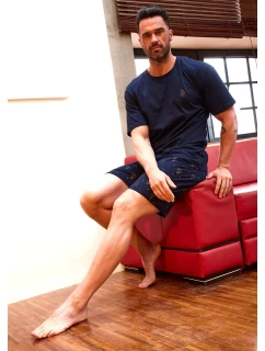 Pyžamo model 21416903 Night kr/r Christmas S2XL pánské - Cornette