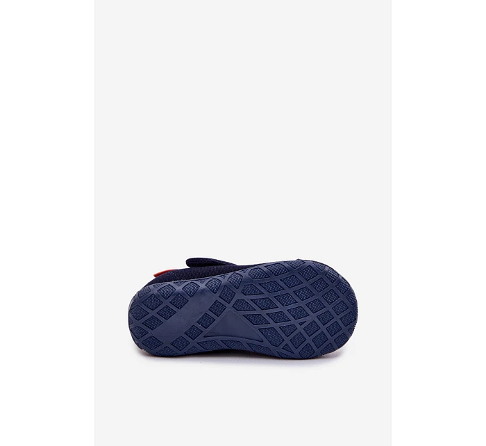 Dětské pantofle Milami na suchý zip tmavě modré Jasimrra Dětské pantofle Milami na suchý zip tmavě modré Jasimrra