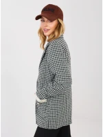 Marynarka LK MA model 21902628 czarno zielony - FPrice Marynarka LK MA model 21902628 czarno zielony - FPrice