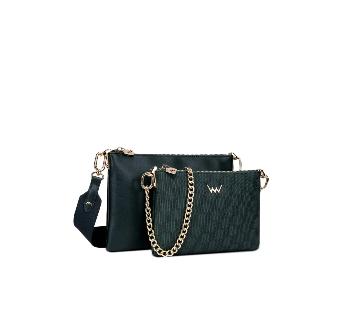 Dámská dvojitá kabelka Vuch Clasie MN Dark Green Dámská dvojitá kabelka Vuch Clasie MN Dark Green