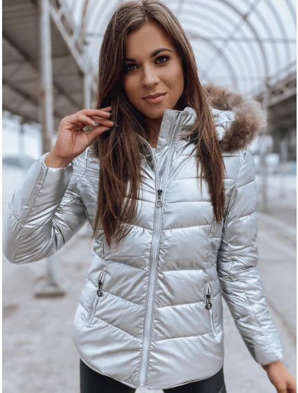 Dámská bunda NELLY silver FashionStreet TY2273