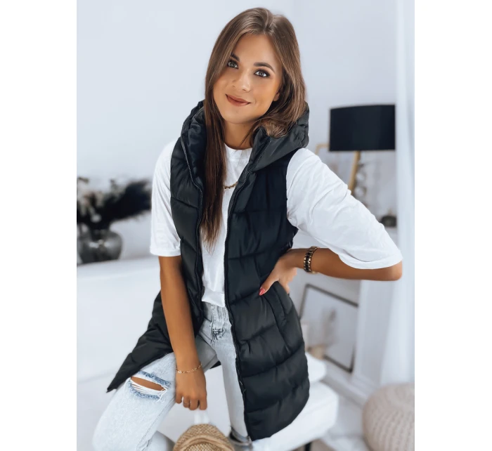 Dámská prošívaná vesta BRITA černá FashionStreet TY3230