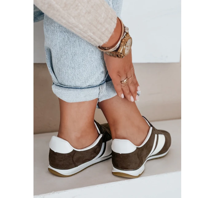 Dámské hnědé tenisky Dstreet model 21992076 - FashionStreet