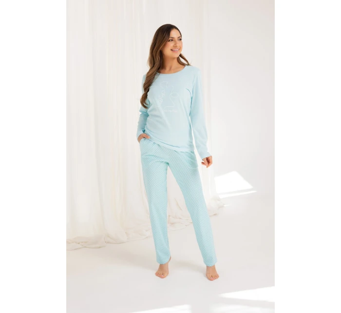 Dámské pyžamo Regina 704 long/r M-XL Dámské pyžamo Regina 704 long/r M-XL