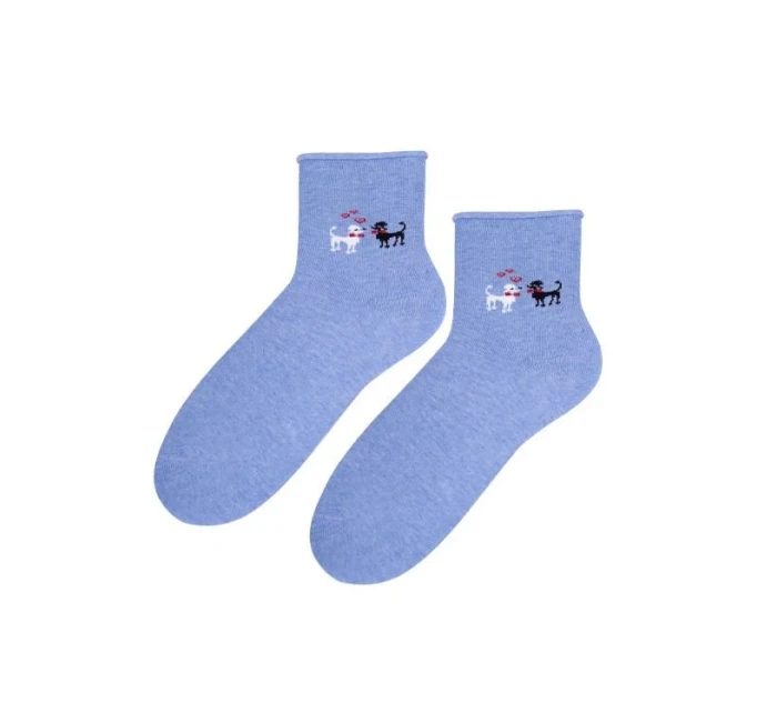 Vzorované netlačící ponožky Steven art.099 35-40