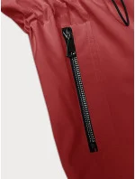 Tenká červená bunda s kapucí S'West (B8236-4) Tenká červená bunda s kapucí S'West (B8236-4)