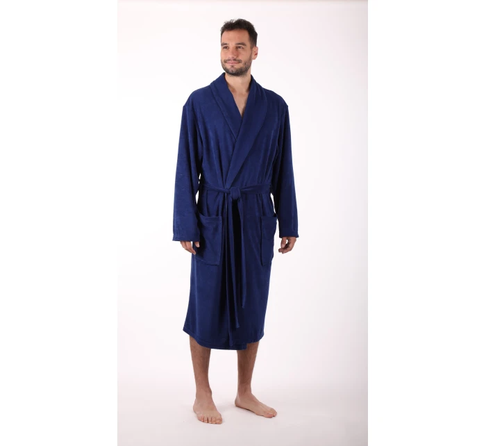 Bari pánský župan nadměrný tmavě modrá